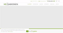 Desktop Screenshot of hs-gabionen.de