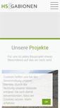 Mobile Screenshot of hs-gabionen.de